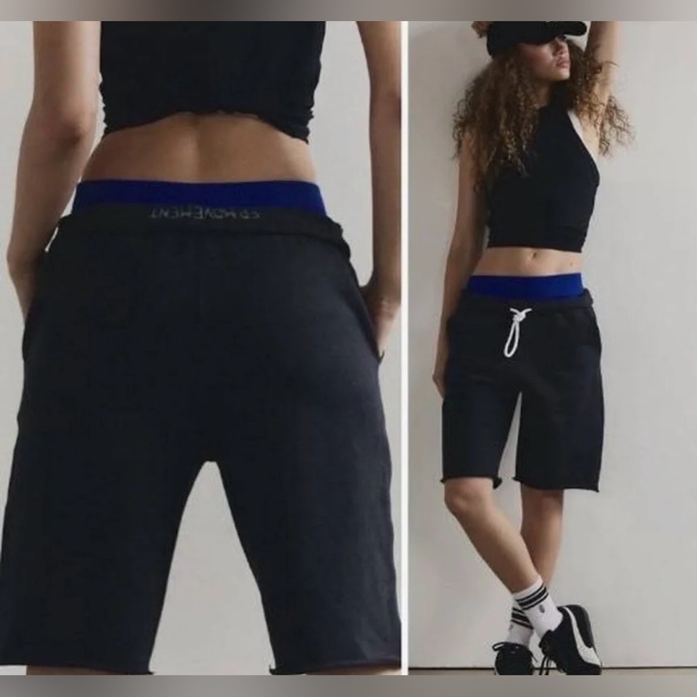 FP Movement For The Win Long Shorts in Black